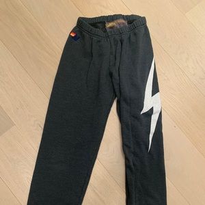 Aviator nation sweatpants gray xsmall